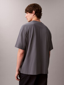 Calvin Logo Crew Neck Tee, Anchor Navy, hi-res