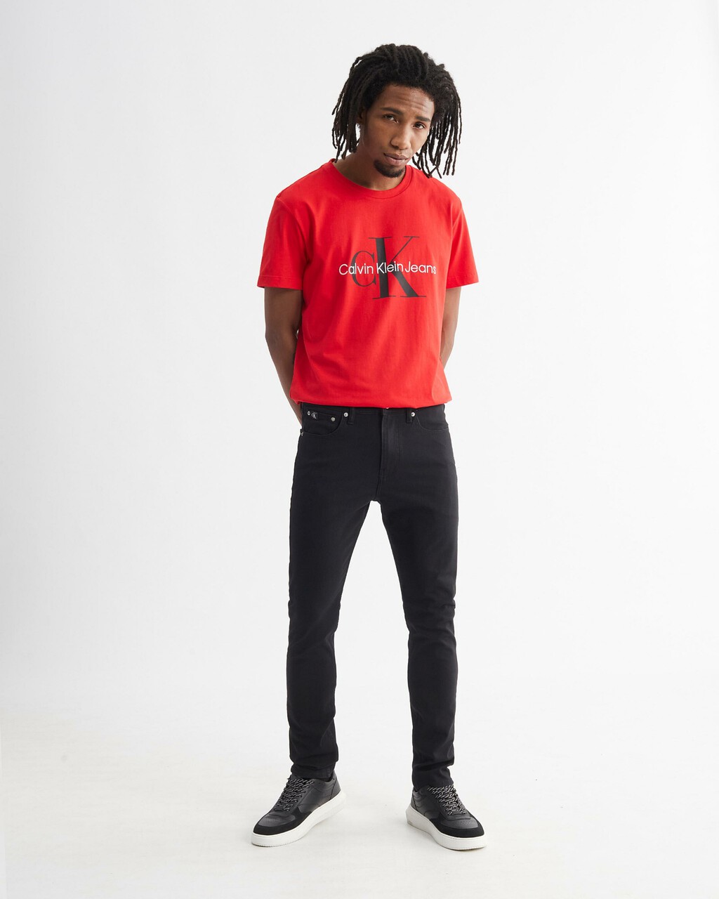 ULTIMATE STRETCH 緊身牛仔褲, Rinse Black Back Embro, hi-res