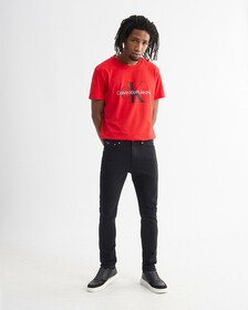 ULTIMATE STRETCH 緊身牛仔褲, Rinse Black Back Embro, hi-res