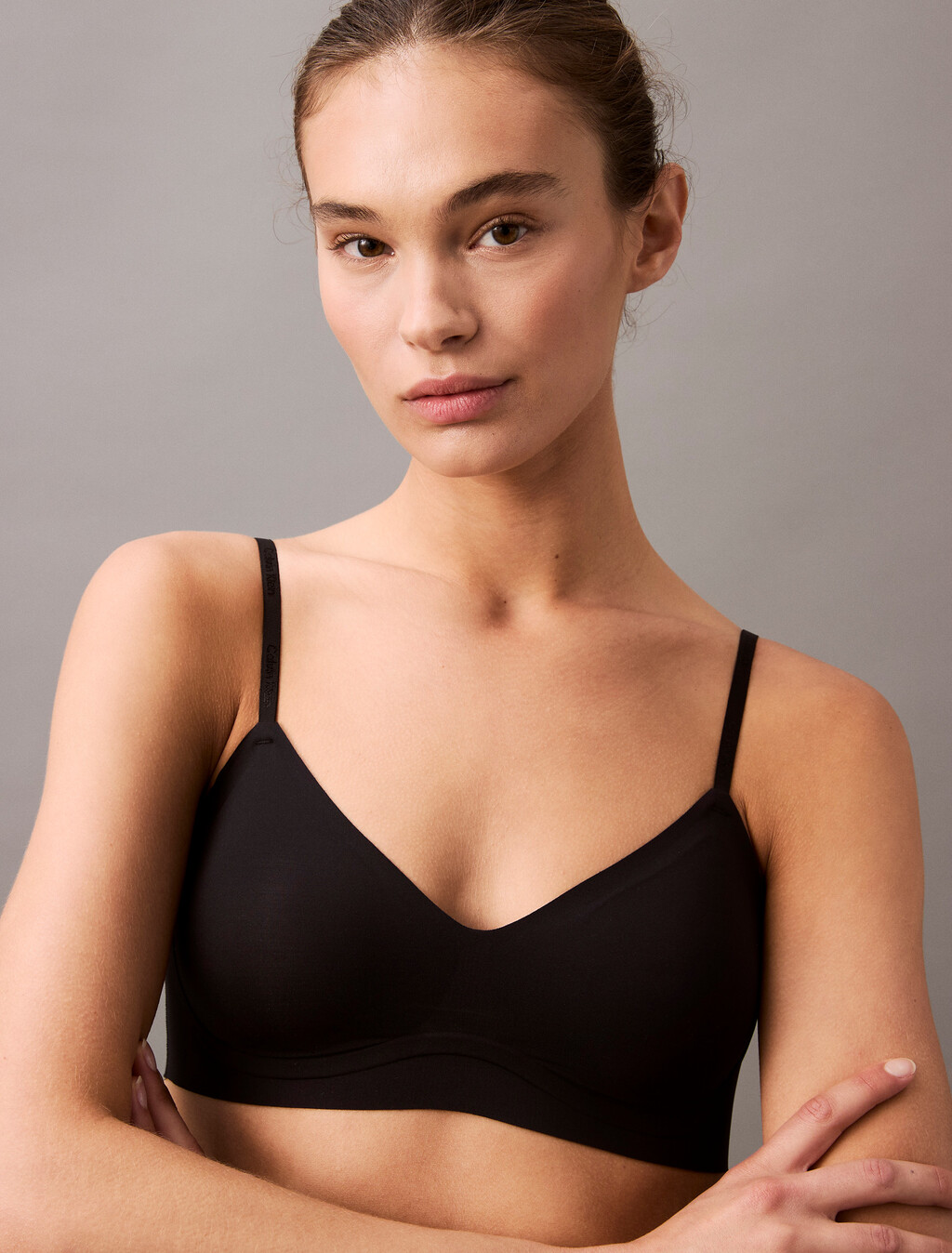 Invisibles Gel Wire Lightly Lined Bralette, Black, hi-res