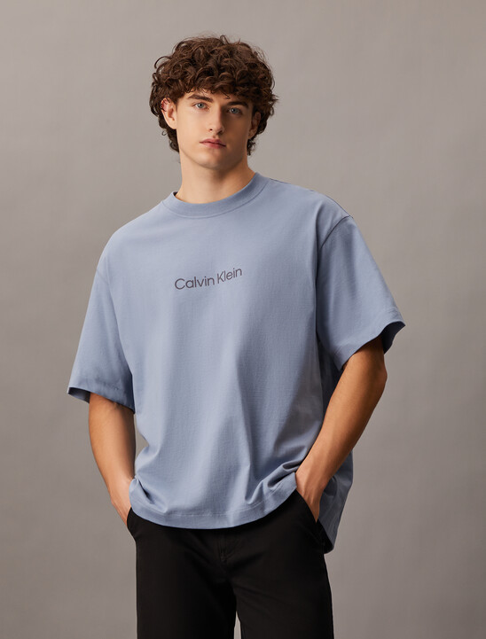 Calvin Logo Crew Neck Tee
