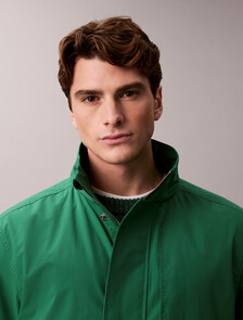 Lightweight Relaxed Short Parka, Verdant Green, hi-res