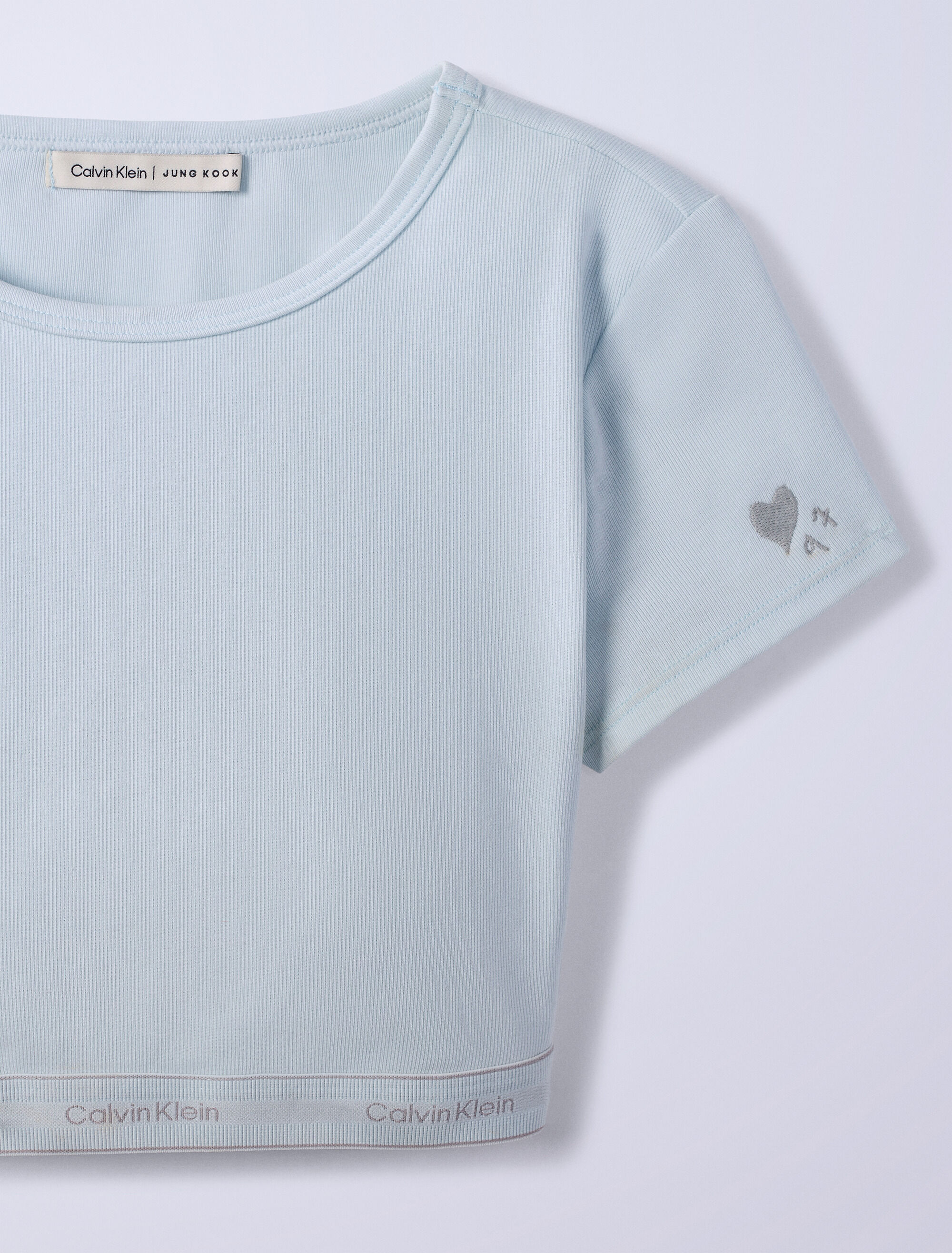 Jung Kook for Calvin Klein Heritage Cotton Lightly Lined T-Shirt
