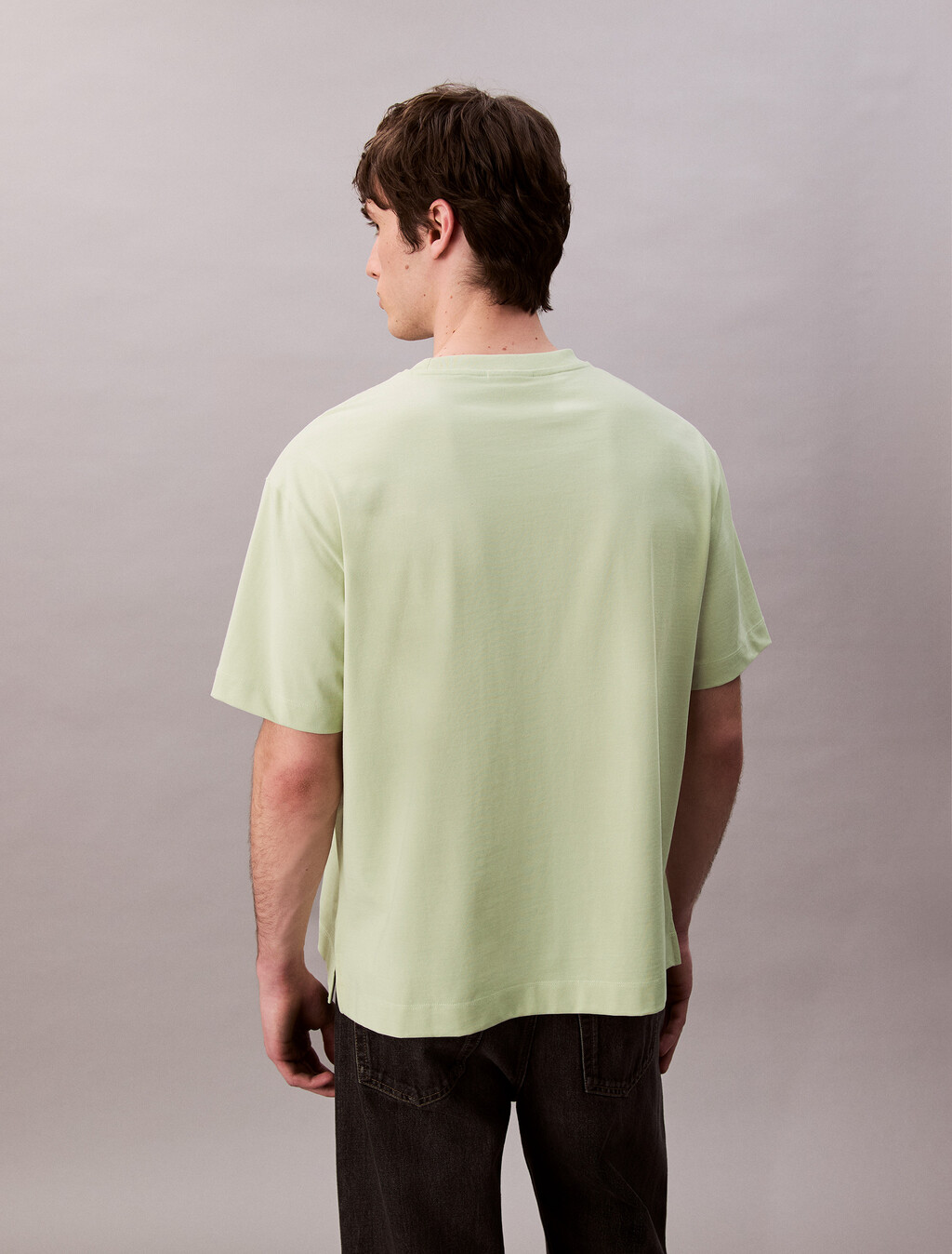 Cooling Jersey Relaxed Logo Tee, Tender Greens, hi-res