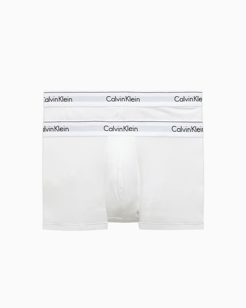 MODERN COTTON 貼身短版四角褲（2 件組）, White/White, hi-res