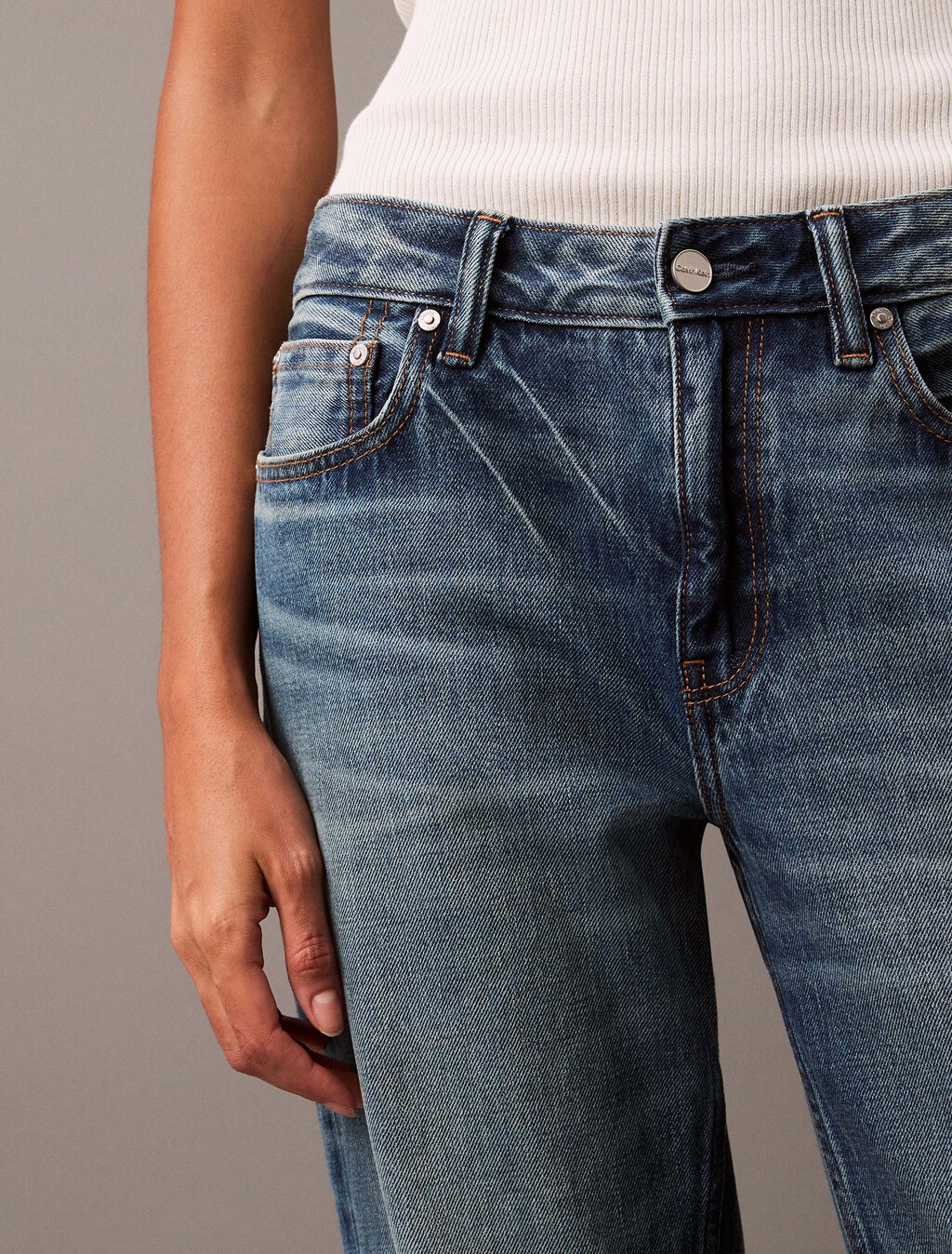 Selvedge Modern Loose Fit Jeans, ALLOY INDIGO, hi-res