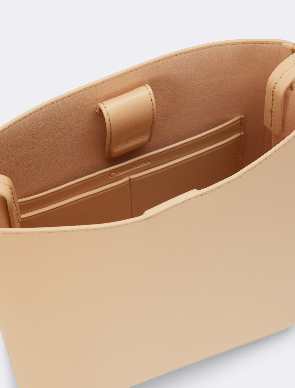 Line Leather Crossbody Bag, Sahara Tan, hi-res
