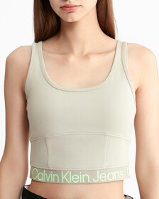 2 In 1 Logo Tape Velvet Sweatshirt, Canary Green, hi-res