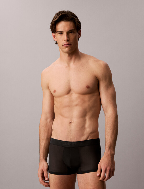 Trunks - CK Black Sheer Mesh
