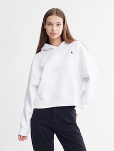 Archive Logo Fleece Hoodie, Brilliant White, hi-res