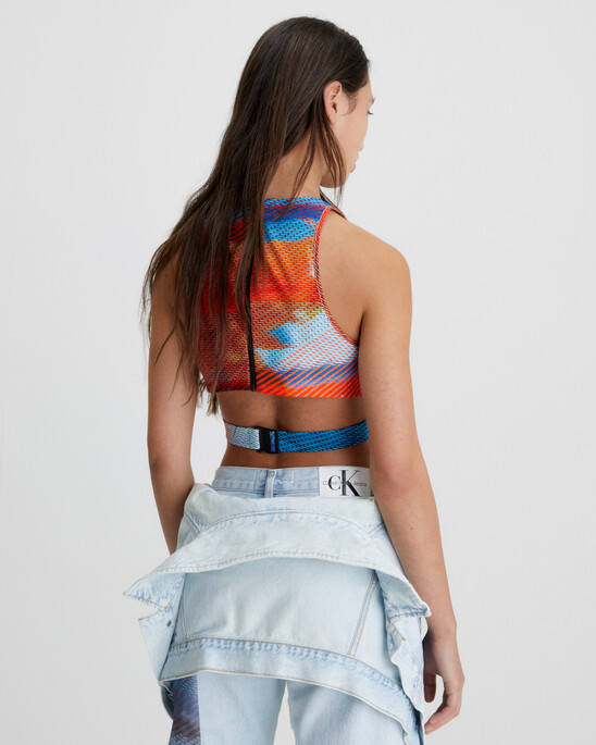 MOVEMENTS CUT OUT BACK ZIP TOP