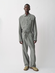 Atlas梭織襯衫, Grey Stone, hi-res