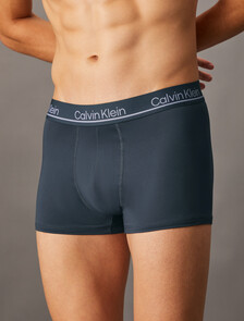 3 件套組 CK Micro Plus 低腰平口內褲, BLACK/ TURBULENCE/ GREY HEATHER, hi-res