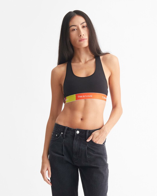 Pride Color Block Lightly Lined Bralette