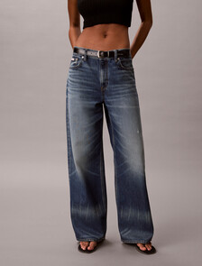 90s Low Rise Baggy 37.5 Jeans, TINTED ESSEX, hi-res