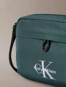Bold Logo Nylon Camera Bag, Dark Teal, hi-res