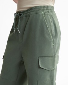 Washed Cargo Pants, Thyme, hi-res