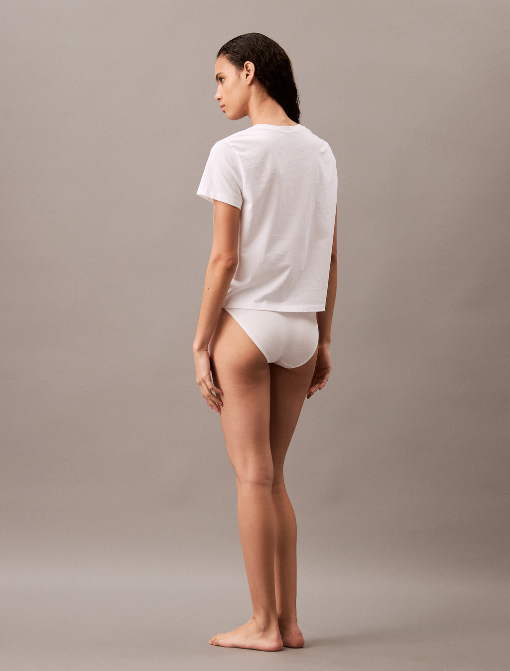 Classic Logo Lounge Tee, Classic White, hi-res
