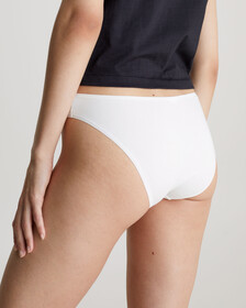 Ideal Cotton Low Rise Bikini Briefs, WHITE, hi-res