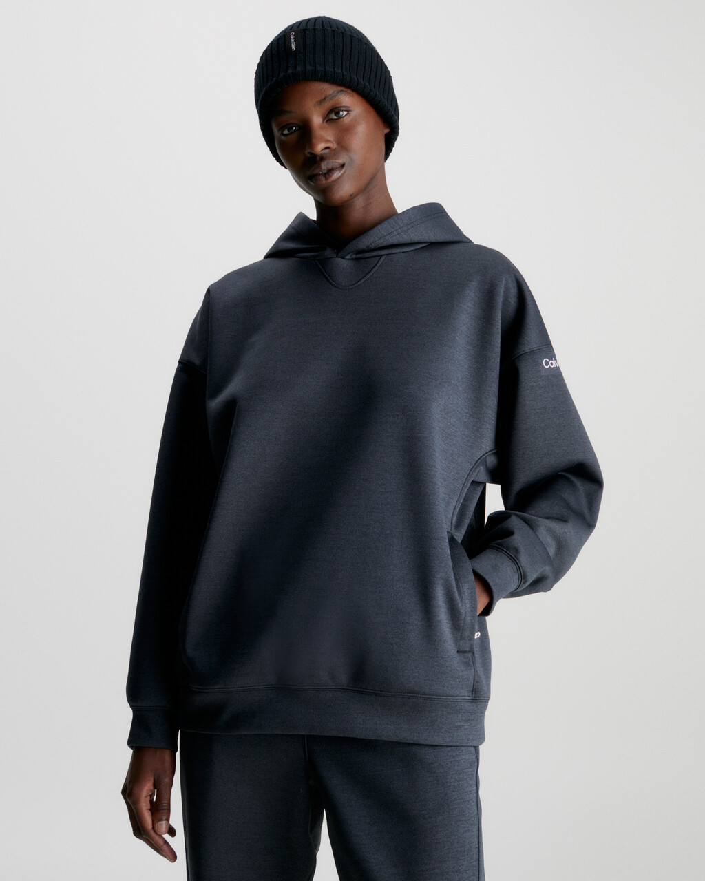 Technical Knit Hoodie, BLACK BEAUTY, hi-res