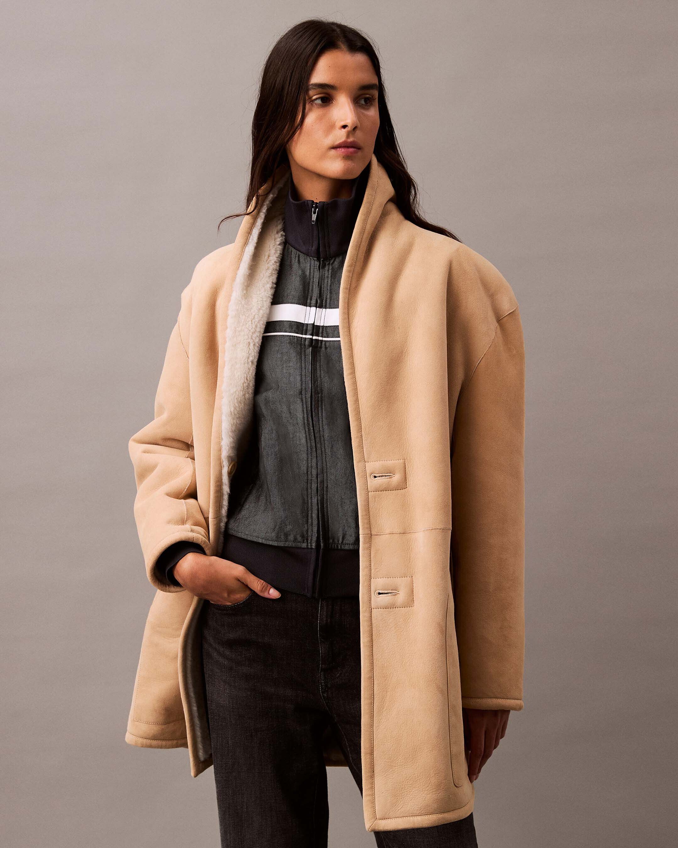 Calvin klein reversible coat outlet