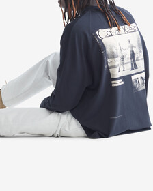STANDARDS FLYER LONG SLEEVE TEE, Black Beauty, hi-res