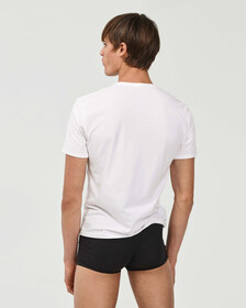 CK One Cotton 圓領上衣, White/White (Legacy 100), hi-res