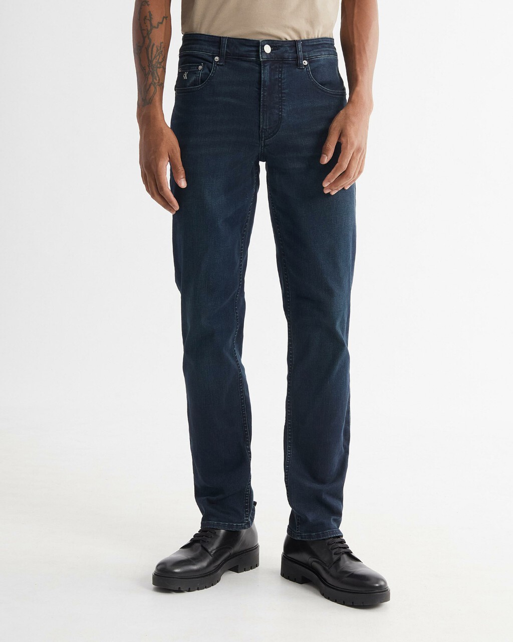 Body Jeans, Blue Black Back Embro, hi-res