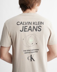Cotton Back Logo T-Shirt, Plaza Taupe, hi-res