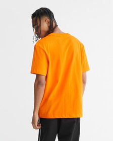 MONOGRAM 壓花寬鬆 T 裇, Vibrant Orange, hi-res