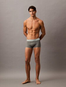 Brushed Microfiber Stretch Low Rise Trunk, Platinum Rust, hi-res
