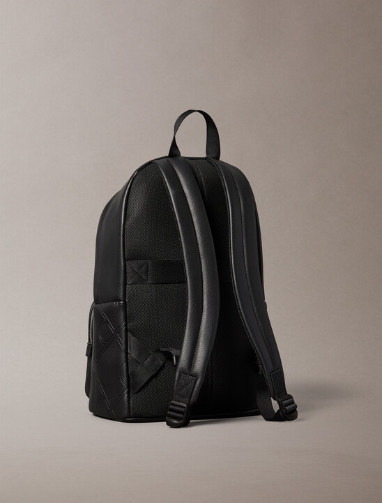 Embossed CK Emblem Slim Backpack
