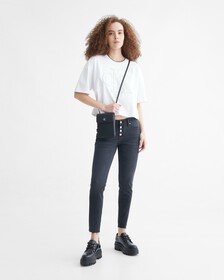 MINIMAL MONOGRAM 手機銀包, BLACK, hi-res