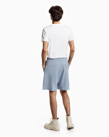 ILLUMINATED MONOGRAM BODY STRETCH 彈性 T 裇, Bright White, hi-res