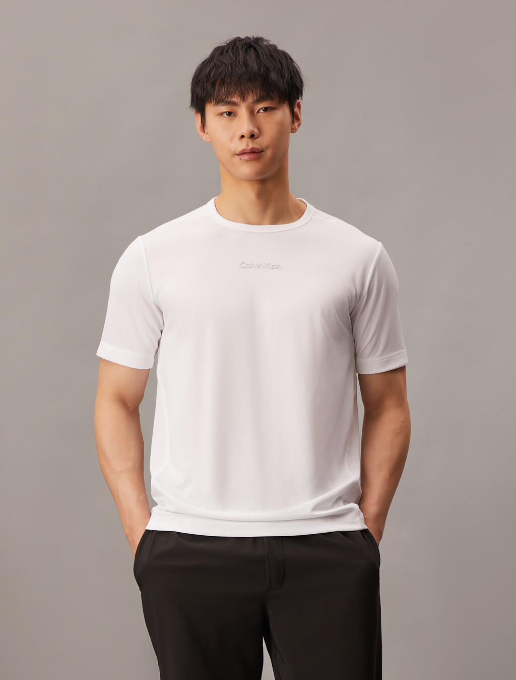 基本款標誌 T 恤, Classic White, hi-res