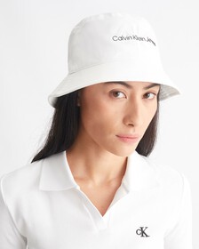 ORGANIC COTTON BUCKET HAT, Bright White, hi-res