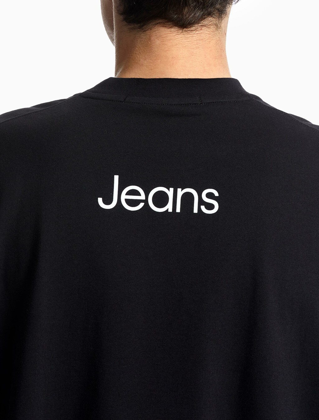Unisex Bold Logo Institutional Tee, CK BLACK, hi-res