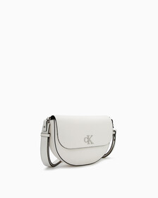 Ckj Minimal Monogram 馬鞍袋, BRIGHT WHITE, hi-res