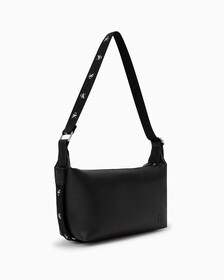 Recycled Shoulder Bag, BLACK, hi-res