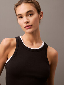 Contour Rib Tank, Black Beauty, hi-res