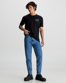 Cotton Back Logo T-Shirt, Ck Black, hi-res