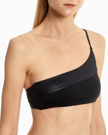 Core Essential 單肩無鋼圈內衣, Pvh Black, hi-res