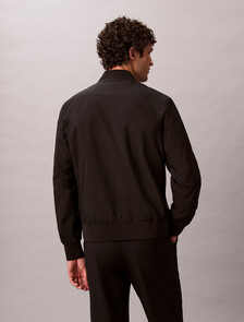 霧面飛行員外套, Black, hi-res