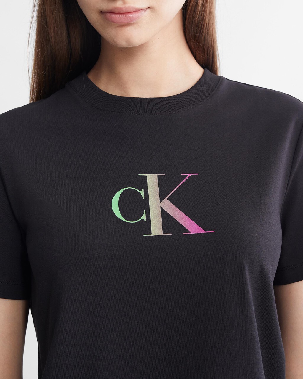 Hyper Real Gradient Monogram Tee, Ck Black, hi-res