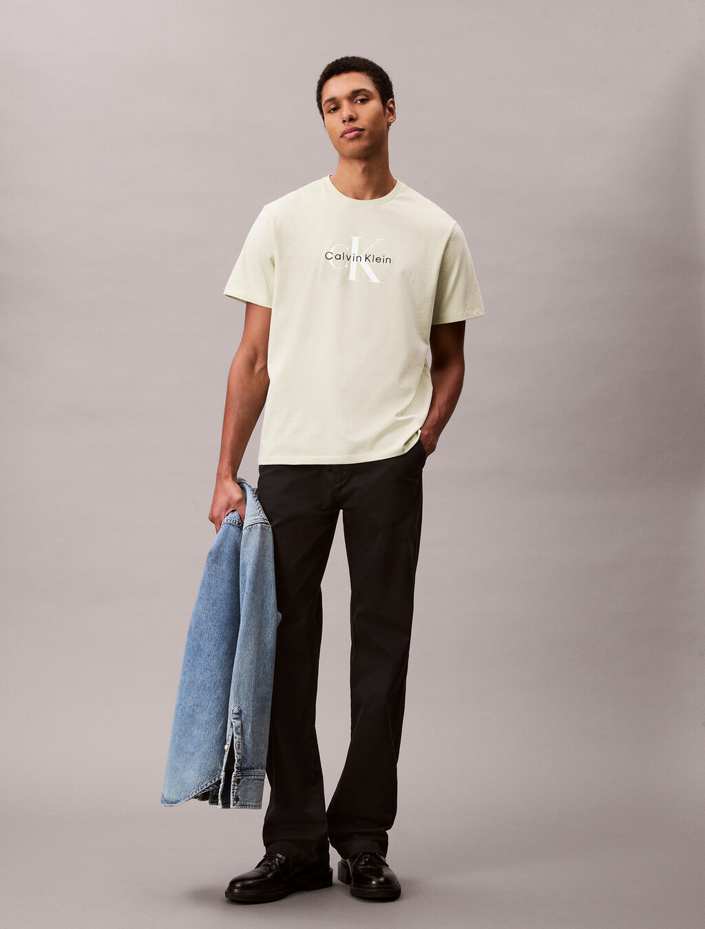 Monogram T-shirt, Tender Greens, hi-res