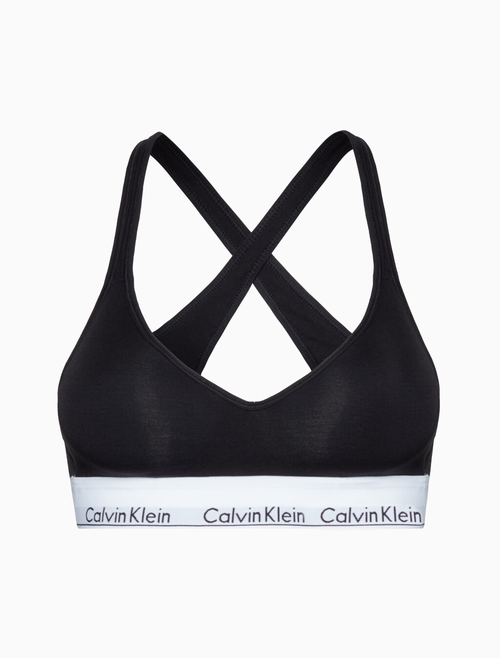 Icon Cotton 集中型低胸內衣, BLACK, hi-res