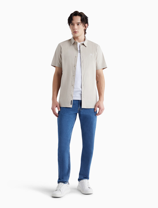 Tonal Monogram Short Sleeve Shirt