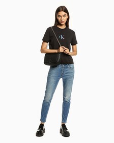 37.5 Body Ankle Jeans, Med Blue Dstr Back Embro Embro Hem, hi-res