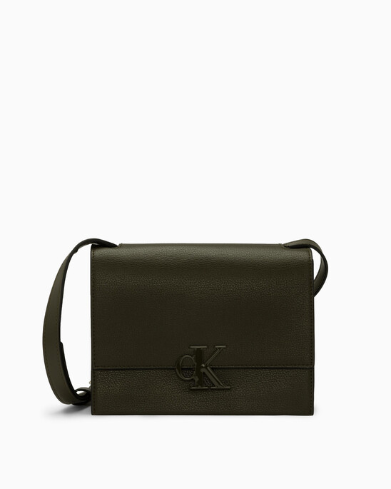 MINIMAL MONOGRAM SMALL FLAP CROSSBODY BAG