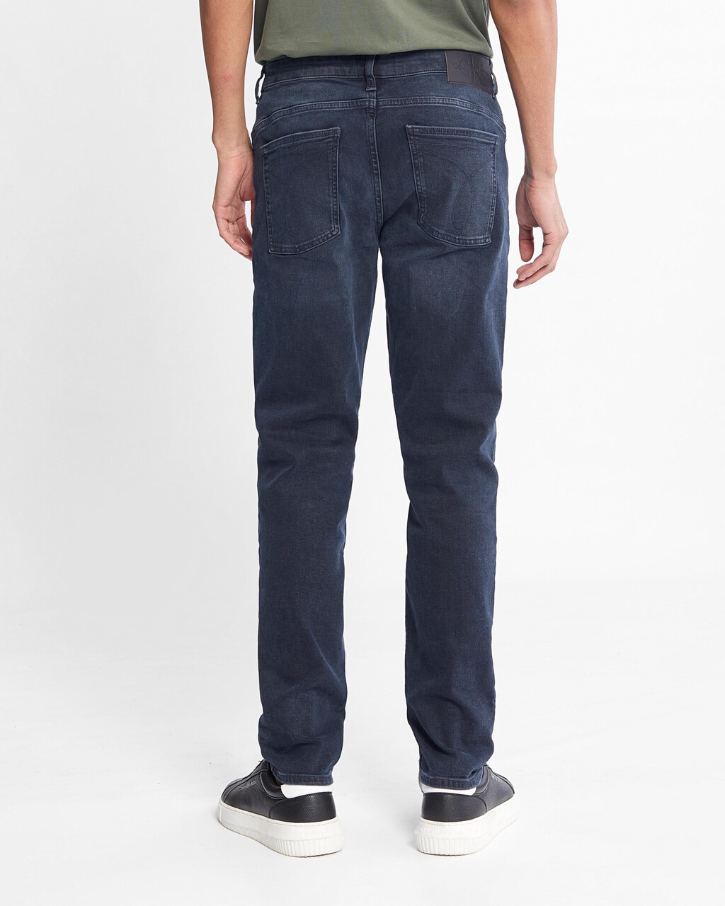 Italian Denim Body Taper Jeans, Denim Dark, hi-res